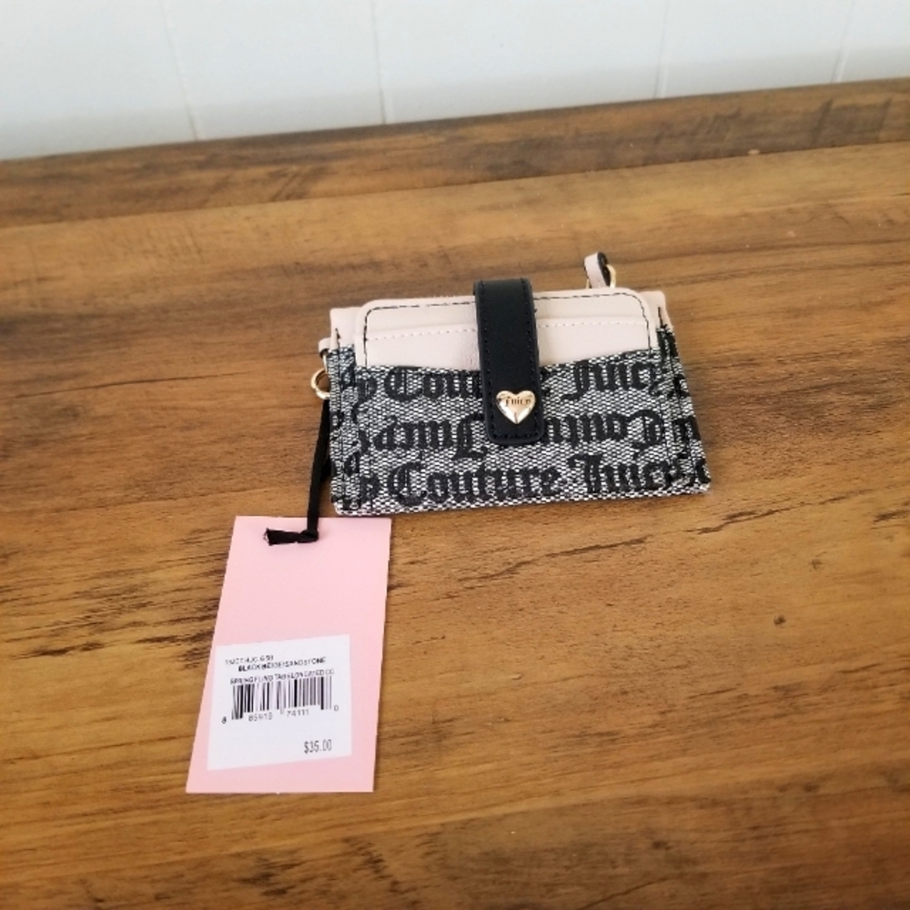 Juicy Couture Black and Cream Women's Bag
